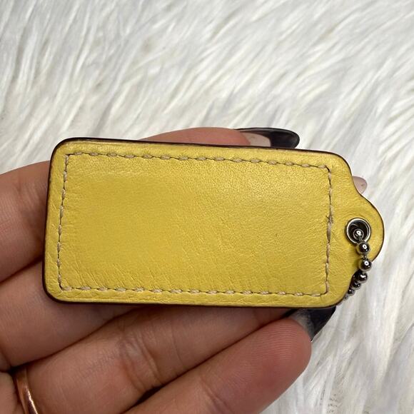 2" COACH Fob Bag Charm Hang tag Hangtag - Picture 2 of 2
